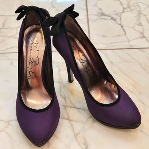 2 for $20 Romantic Soles with bow and sequins detail Satin like material